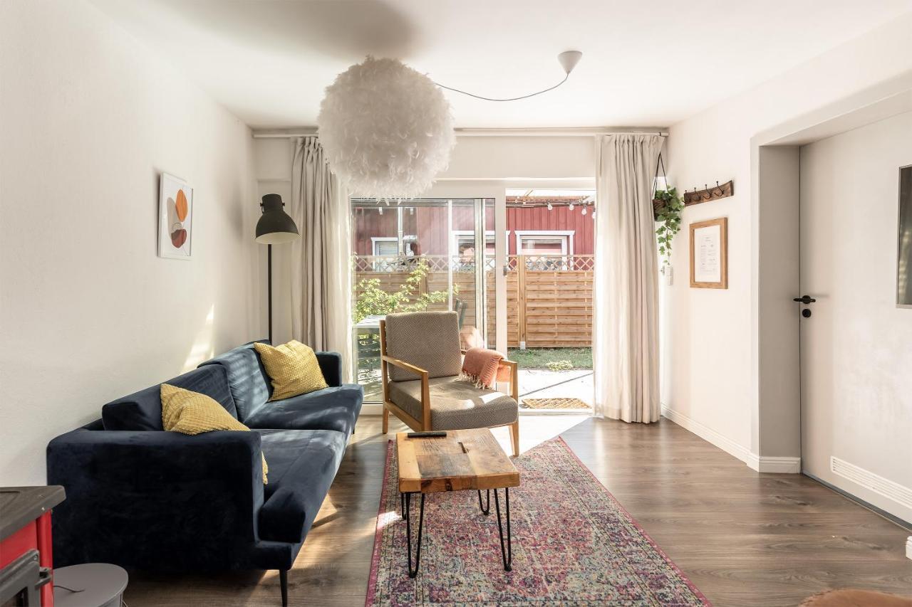 Gemutliches Tinyhouse Bungalow Mit Kamin & Sauna Am See Joachimsthal Buitenkant foto